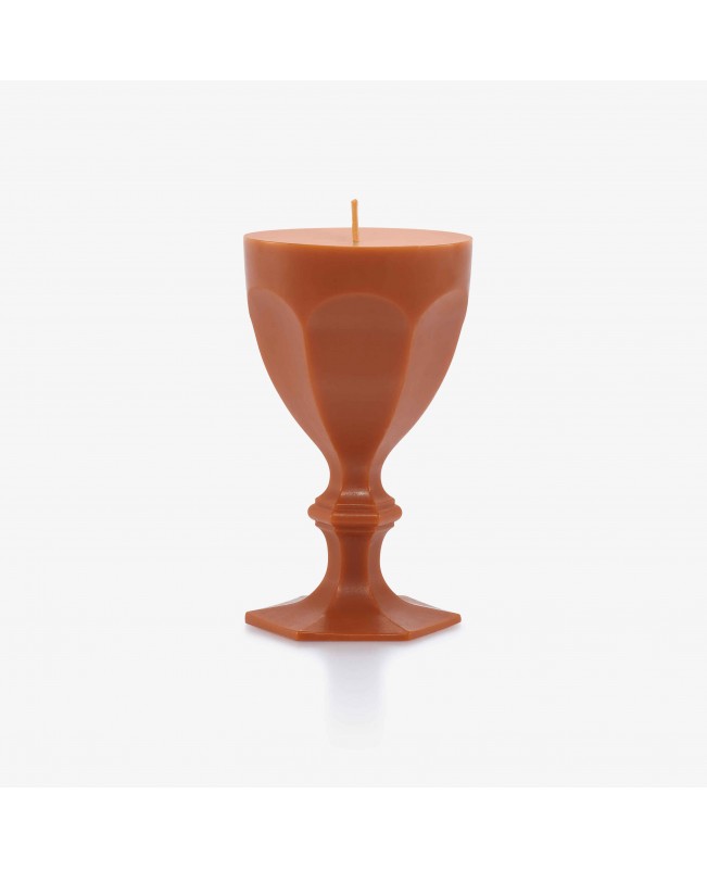 Baccarat-wax-glass-candle-orange
